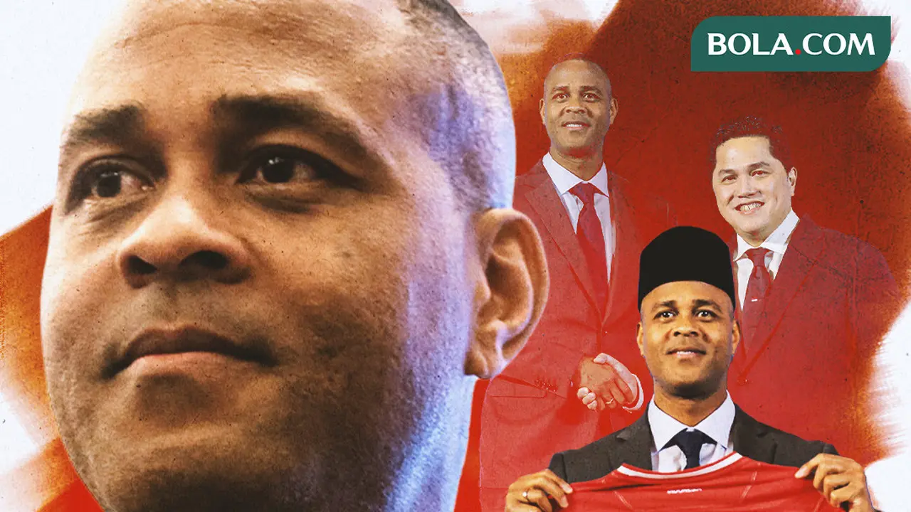 Timnas Indonesia - Ilustrasi Patrick Kluivert Pas Perkenalan