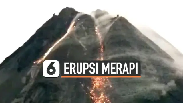 Aktivitas vulkanik Gunung Merapi masih tampak di kamera pemantau gunung berapi. Hingga Senin (1/3) dini hari lava pijar meluncur dari dua kubah gunung tersebut.