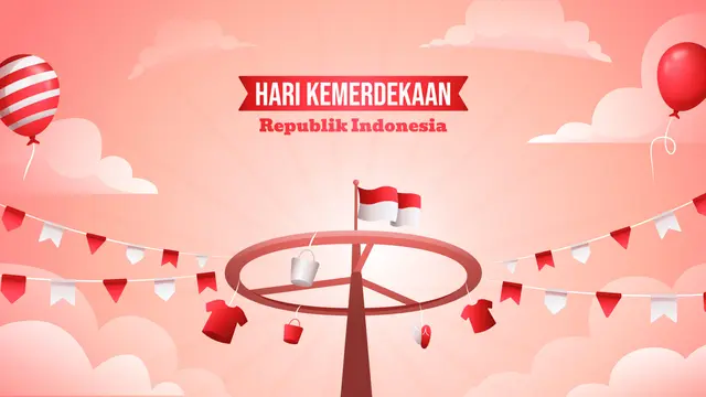 Ilustrasi HUT RI, Kemerdekaan Indonesia