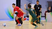 Kemenangan telak 7-0 tanpa kebobolan di laga perdana ini menjadi modal yang sangat berharga bagi langkah Timnas Futsal Indonesia untuk mengarungi sisa pertandingan di fase grup. (Dok. FFI)