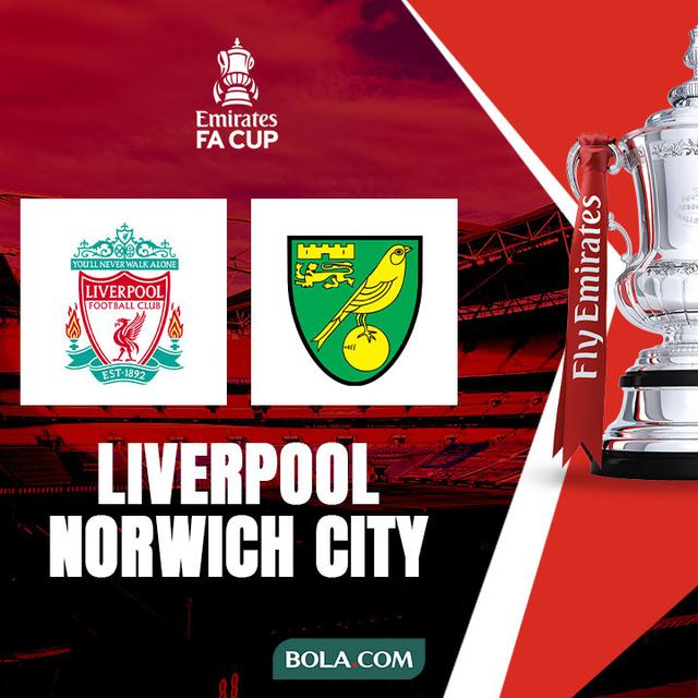 Piala FA - Liverpool Vs Norwich City