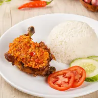 ilustrasi ayam sambal bawang/Michaelnero/Shutterstock