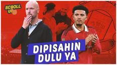 Berita video, scroll up kali ini membahas Jadon Sancho yang jalani latihan terpisah dari tim utama Manchester United.