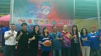 Suasana konferensi pers Srikandi Cup 2017-2018 yang bakal diawali dengan seri Makassar. (Bola.com/Abdi Satria)