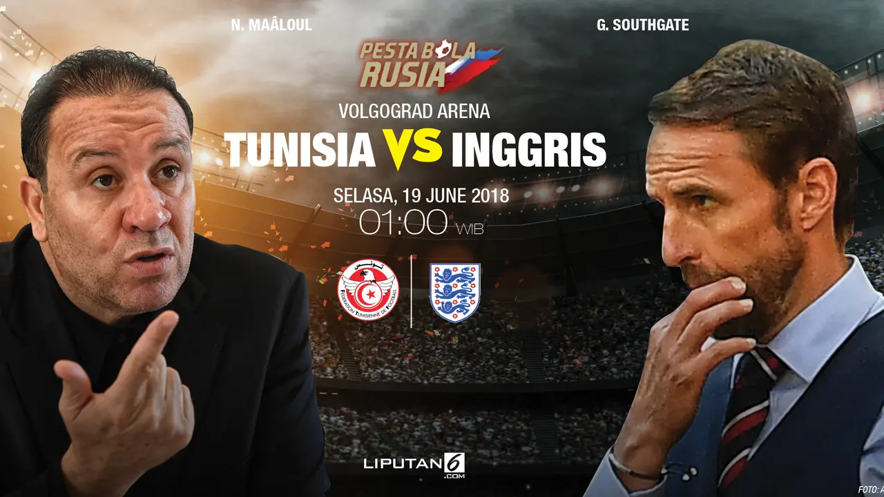 Tunisia vs Inggris