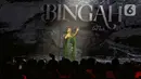 Konser Bingah menjadi perayaan 10 tahun perjalanan Yura Yunita di industri musik tanah air. (Liputan6.com/Angga Yuniar)