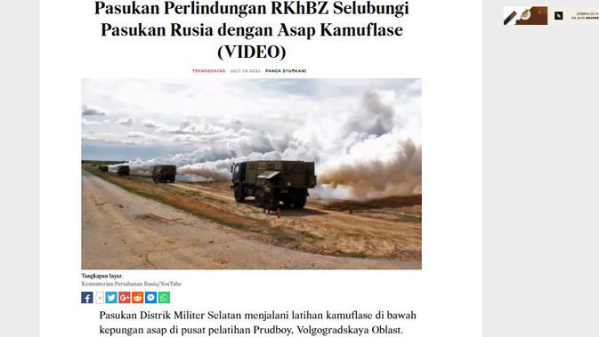 Cek Fakta Liputan6.com menelusuri klaim video penyemprotan racun udara