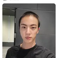 Jin BTS. (Weverse via Soompi)