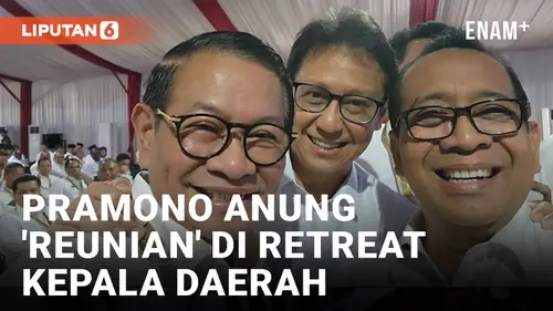 VIDEO: Ikut Retreat, Pramono Anung Malah 'Reunian'