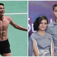 Jonatan Christie-Marsha Aruan dan El Rumi. (Liputan6.com/Helmi Fithriansyah Andy Masela/Bintang.com)