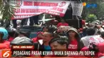 Para pedagang meminta pihak PN Depok menunda eksekusi yang rencananya dilakukan pada 19 April mendatang.