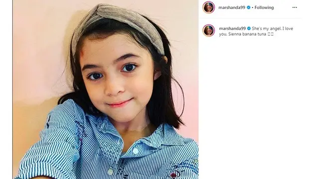 7 Potret Manis Sienna Ameerah, Putri Marshanda yang Bikin Netizen Terpesona