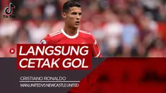 Berita video TikTok Bola.com, aksi-aksi Debut Cristiano Ronaldo saat Manchester United Vs Newcastle
