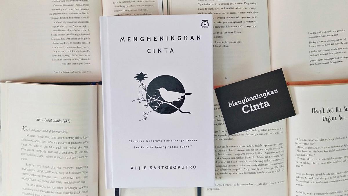 Ulasan Buku Mengheningkan Cinta, Karya Adjie Santosoputro