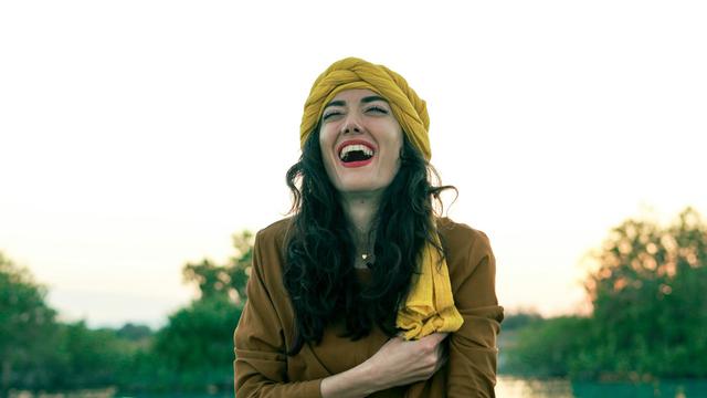 Laughing