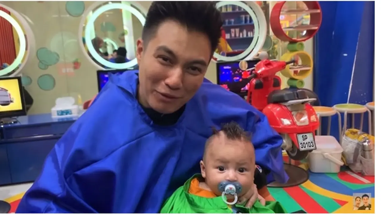 7 Potret Penampilan Baru Kiano Anak Baim Wong, Bikin Paula Syok dan Menangis