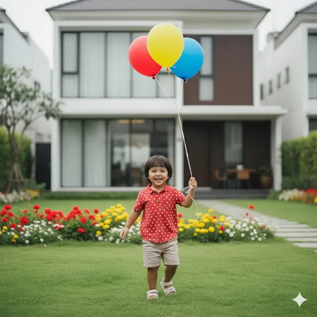 Prompt Gemini AI untuk Prediksi Wajah Anak di Masa Depan (created by AI)