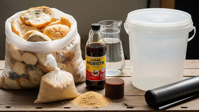 Cara Membuat Pakan Ayam Fermentasi dari Roti Kedaluwarsa