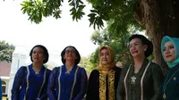 Gusti Kanjeng Ratu Hemas saat menghadiri FKN XI di Cirebon. Foto: (Panji/Liputan6.com)