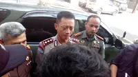 Kapolres Garut AKBP Budi Satria Wiguna dan Dandim Garit Letkol Asyraf Aziz (Liputan6.com/Jayadi Supriadin)