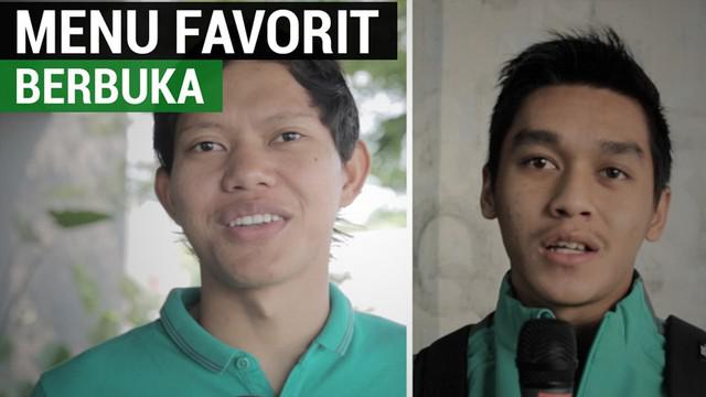 Berita video 2 pemain Timnas Indonesia, Adam Alis dan Septian David Maulana, mengungkapkan menu favorit mereka dalam berbuka puasa.