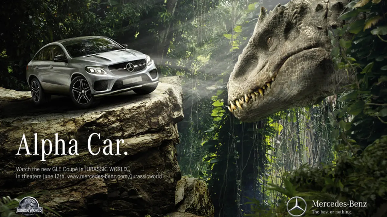 Mercedes-Benz dalam film Jurassic World (Foto: Benzinsider).