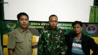 Tukang ojek berlagak jadi tentara (Liputan6.com/Raden Fajar)