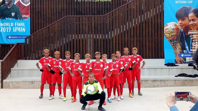 ASIOP Apacinti di Final Dunia Danone Nations Cup (Liputan6.com / Jonathan Pandapotan)