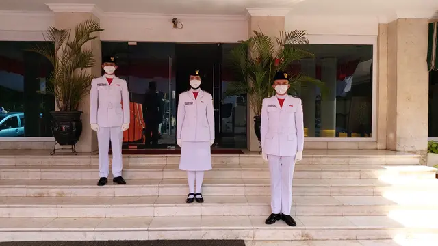 Paskibraka, Paskibraka 2020, Paskibraka Nasional 2020, HUT ke-75 RI, HUT RI ke-75, Sylvia Kartika Putri, Muhammad Asri, Sudrajat Prawijaya