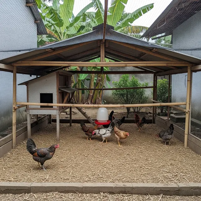 9 Model Kandang Ayam Rumahan yang Tidak Bau dan Mudah Dibersihkan, Beternak Higienis