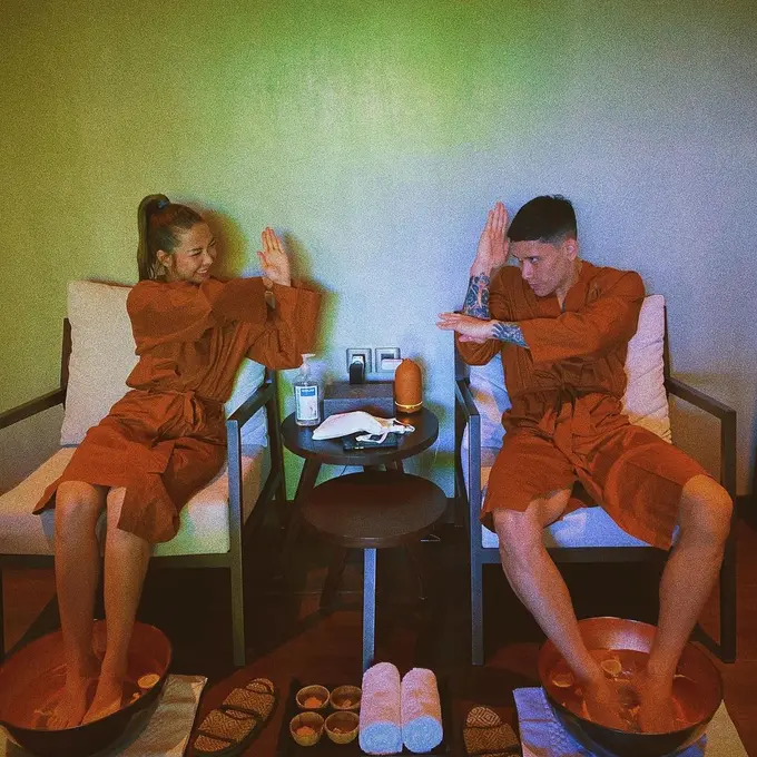 Momen Liburan Andrea Dian dan Ganindra Bimo di Bali, Romantis. (Sumber: Instagram/andreadianbimo)