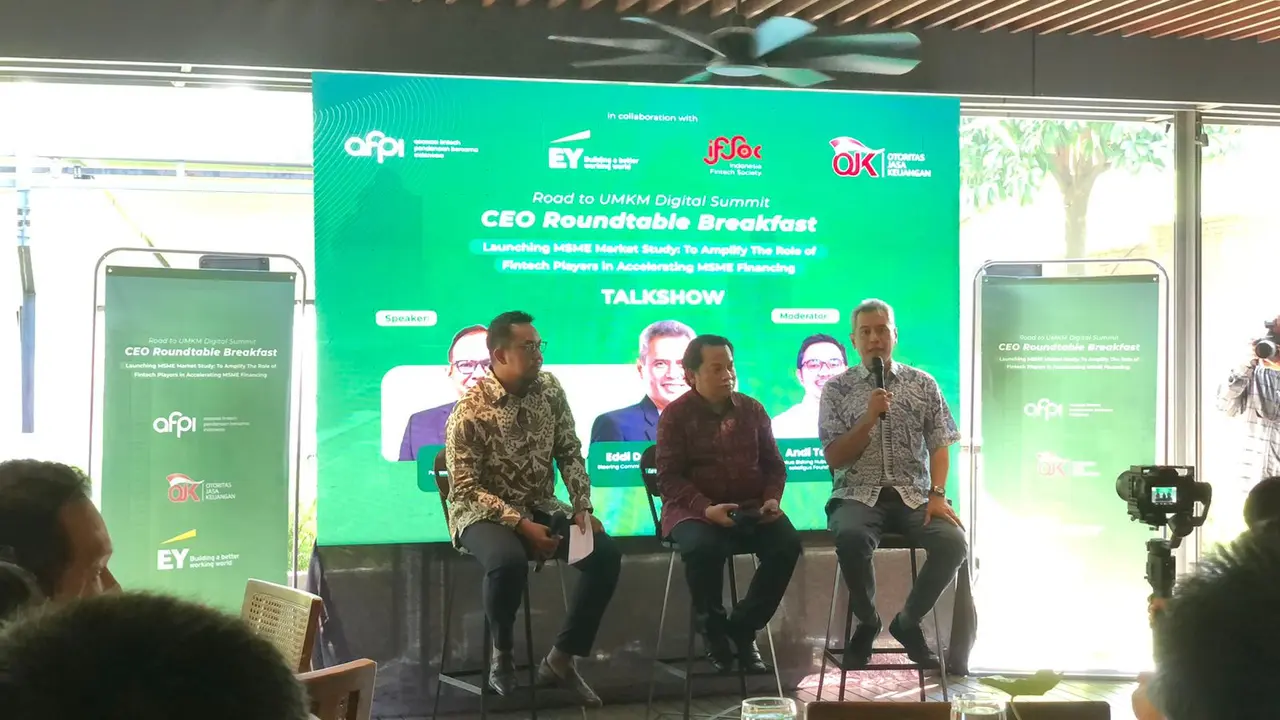 Asosiasi Fintech Pendanaan Bersama Indonesia (AFPI) bekerja sama dengan EY Parthenon Indonesia meluncurkan riset berjudul Studi Pasar dan Advokasi Kebijakan UMKM Indonesia.