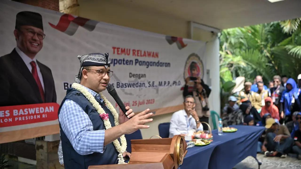 Bakal calon presiden Anies Baswedan.