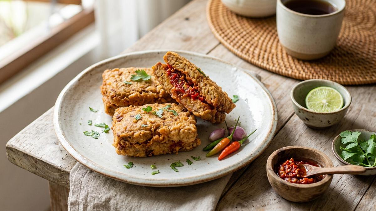 Resep Tempe Goreng Isi Sambal, Gurih dan Pedasnya Bikin Nagih