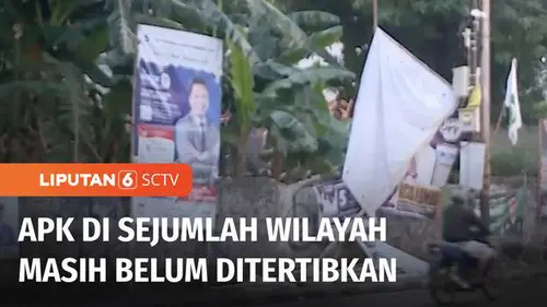 VIDEO: Live Report: Alat Peraga Kampanye Mulai Ditertibkan Seiring Masuknya Masa Tenang