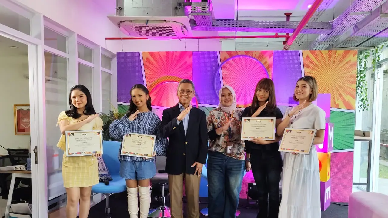 IMDE Hadirkan Kemeriahan Meet and Greet dengan Top 4 Finalis The Icon. (ist)