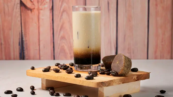 latte kopi gula aren gula merah