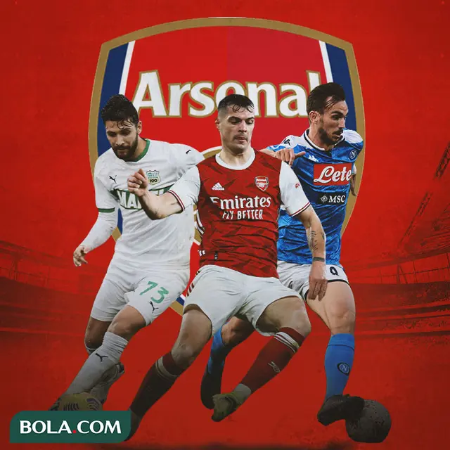 Arsenal - Manuel Locatelli, Granit Xhaka, Fabian Ruiz
