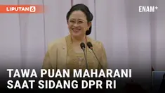 Puan Maharani Tertawa Baca Kinerja Anggota DPR RI