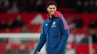 Pelatih MU, Amorim, mengungkapkan bahwa keputusan untuk memasukkan Rashford kembali ke dalam daftar pemain didasarkan pada kebutuhan tim saat ini, terutama mengingat terbatasnya opsi yang tersedia. (AP Photo/Dave Thompson)