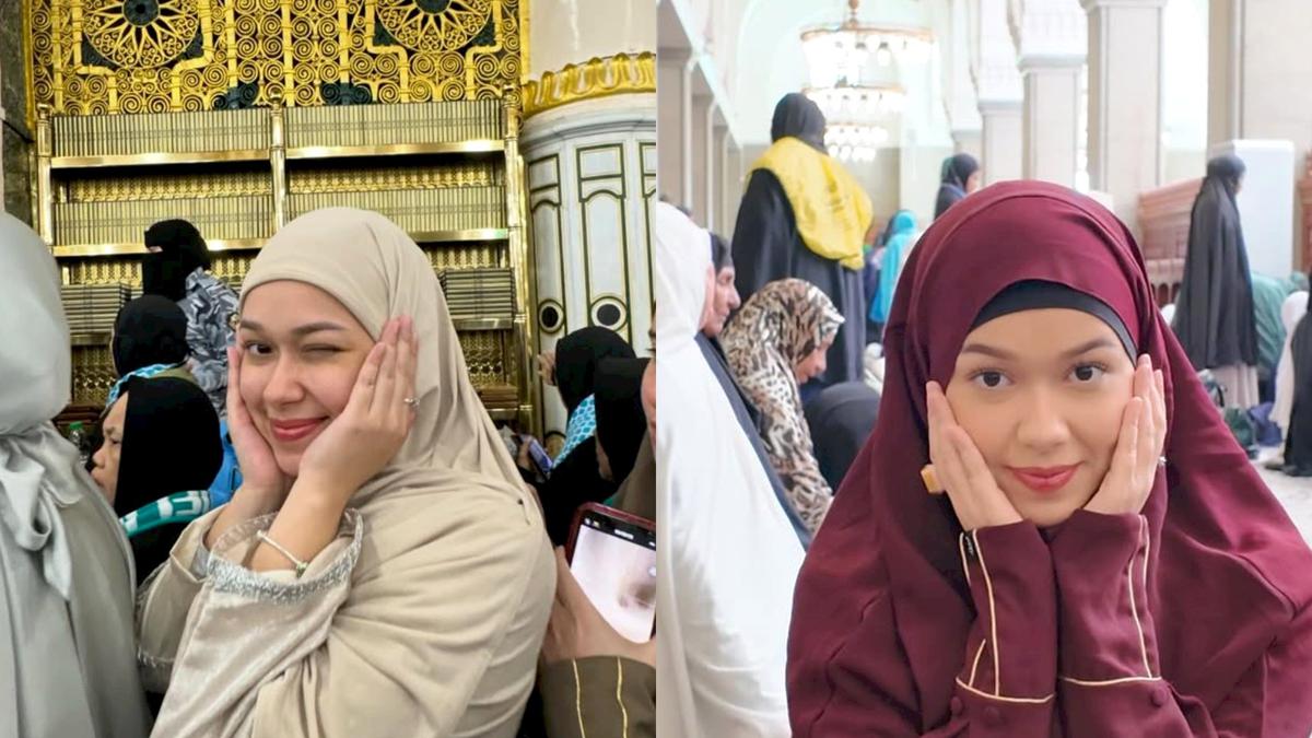 Anggun dan Teduh, 7 Potret Rebecca Klopper saat Jalani Umrah dalam Balutan Hijab Syari