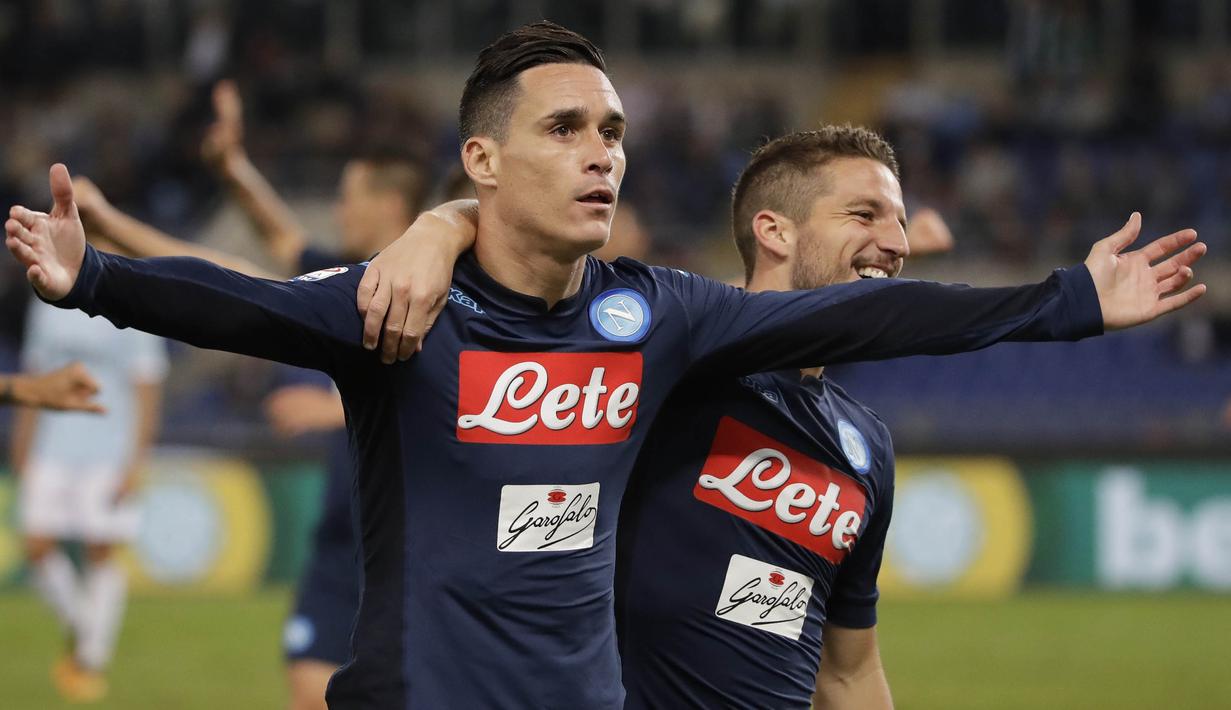 6. Jose Callejon (Napoli) - 4 Gol. (AP/Alessandra Tarantino)