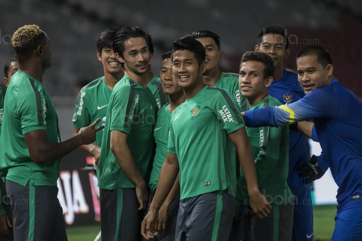 Latihan Timnas Indonesia