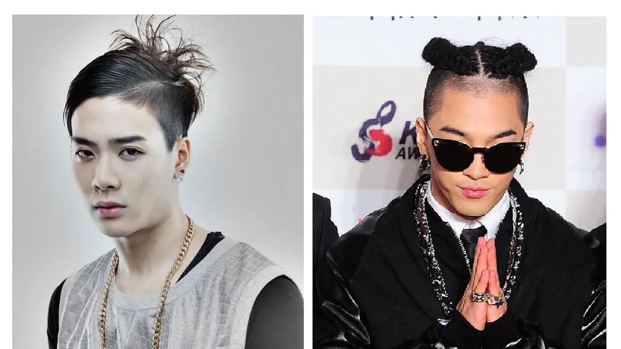 style rambut aneh kpop