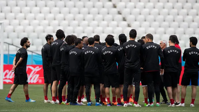 Intip Latihan Mohamed Salah Jelang Hadapi Arab Saudi