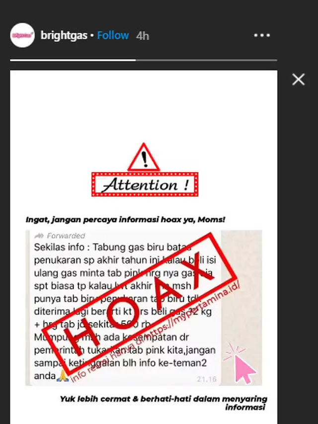 Bantahan dari Bright Gas