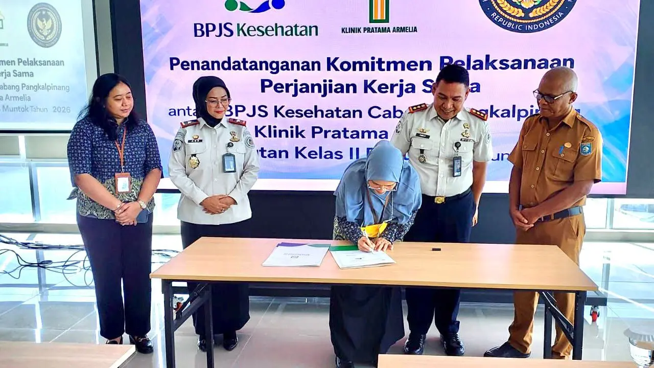 Klinik Pratama Armelia yang berada di Rutan Kelas IIB Muntok kini tidak hanya melayani Warga Binaan Pemasyarakatan (WBP).