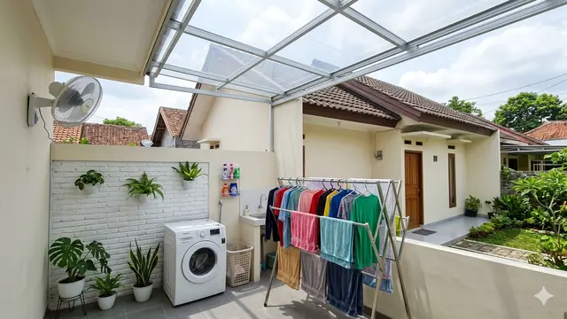 Rumah 1 Lantai Konsep Skylight