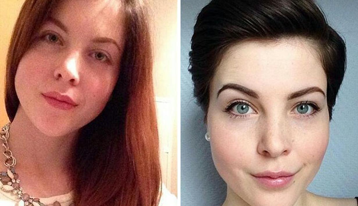 Pendek Pun Cantik, Foto Before After Potong Rambut Ini ...