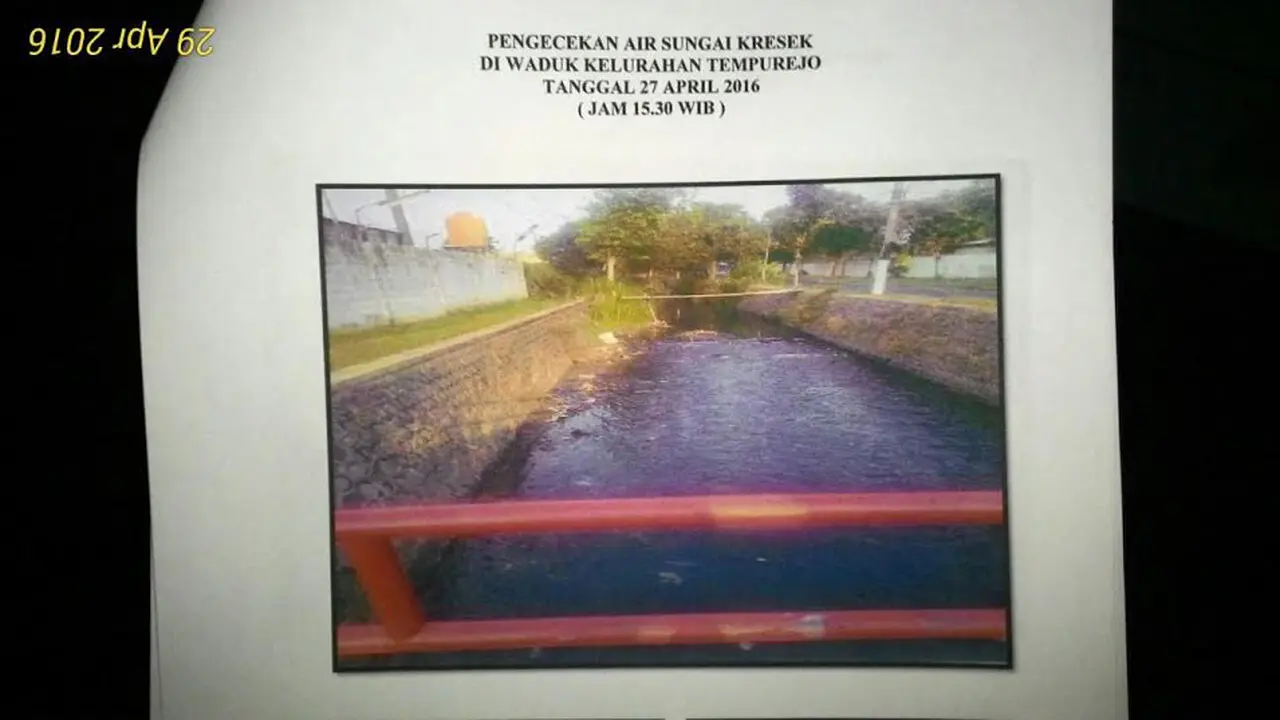 Sungai Kediri Merah Darah